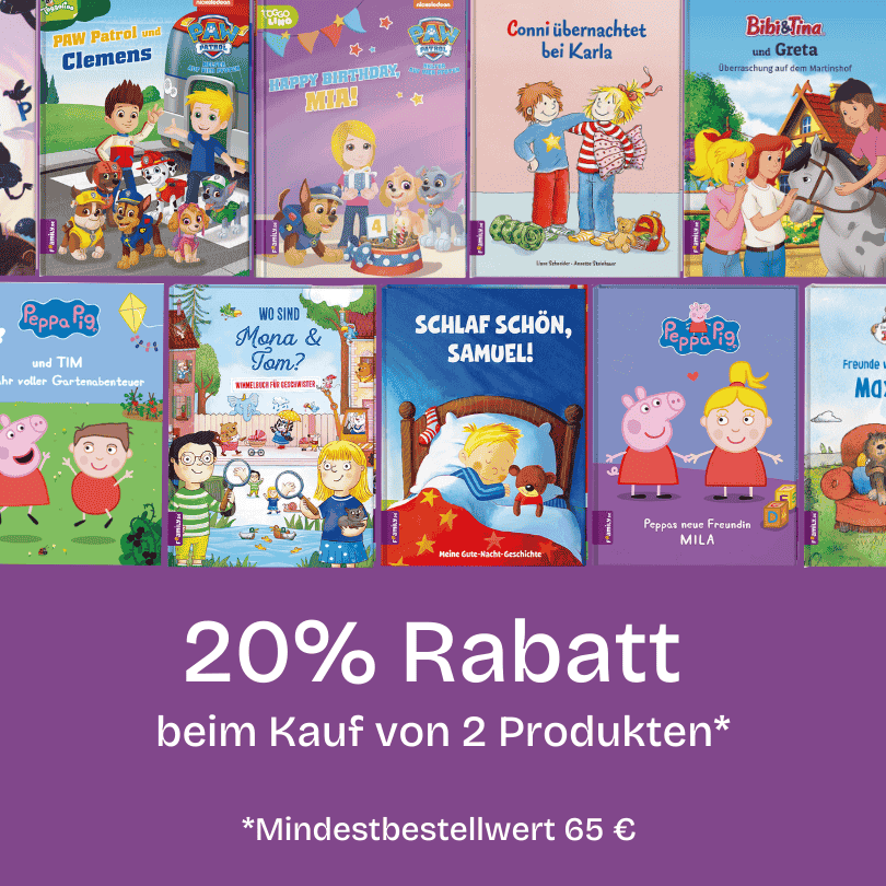 20% Rabatt ab 2 Büchern