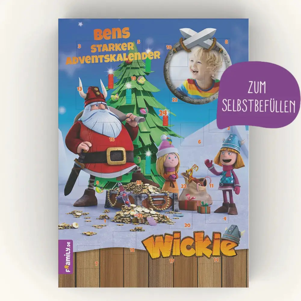 Personalisierter Adventskalender Benjamin Blümchen zum selbstbefüllen