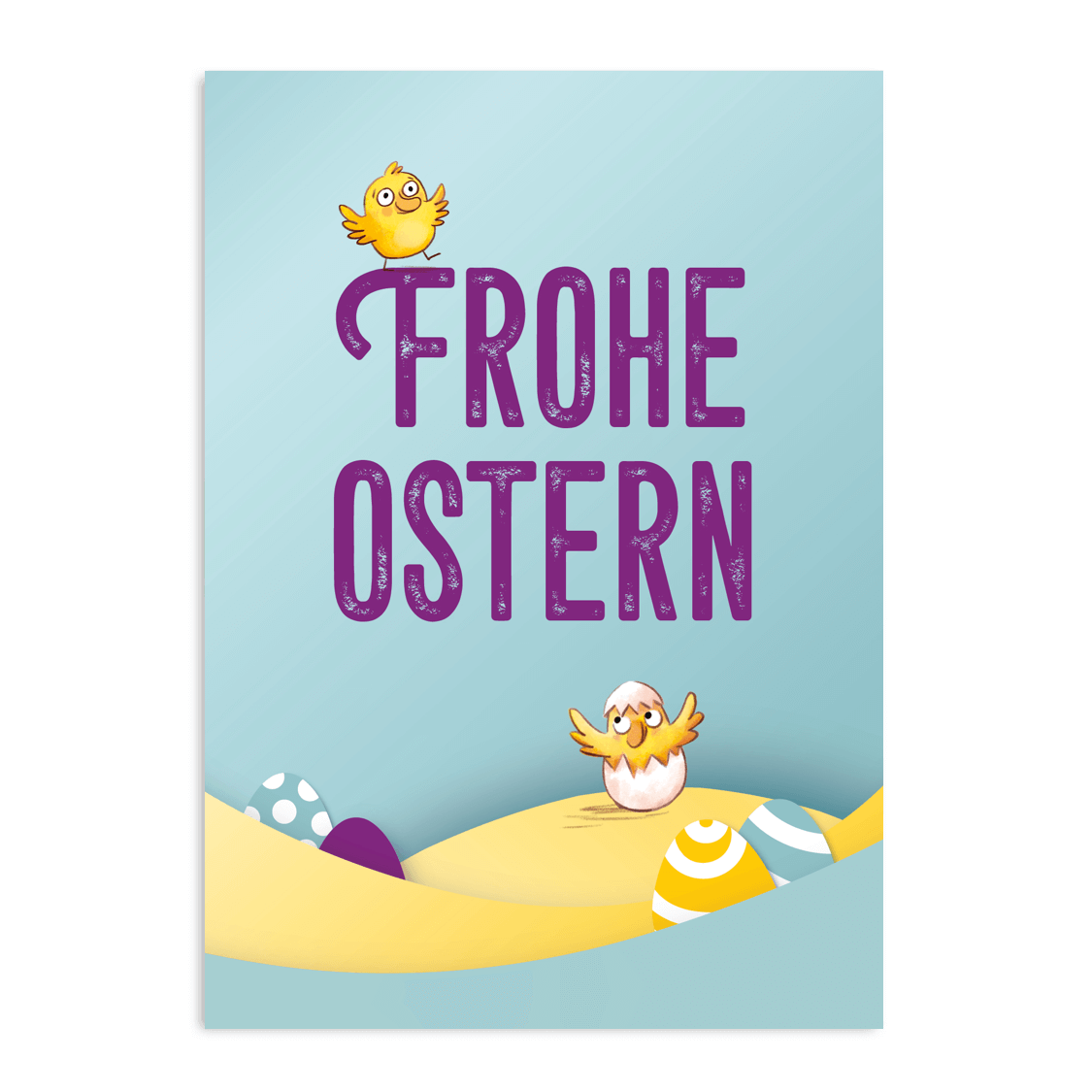 Postkarte frohe Ostern