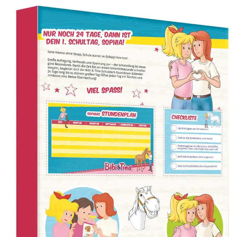 Schulstartkalender von Bibi und Tina