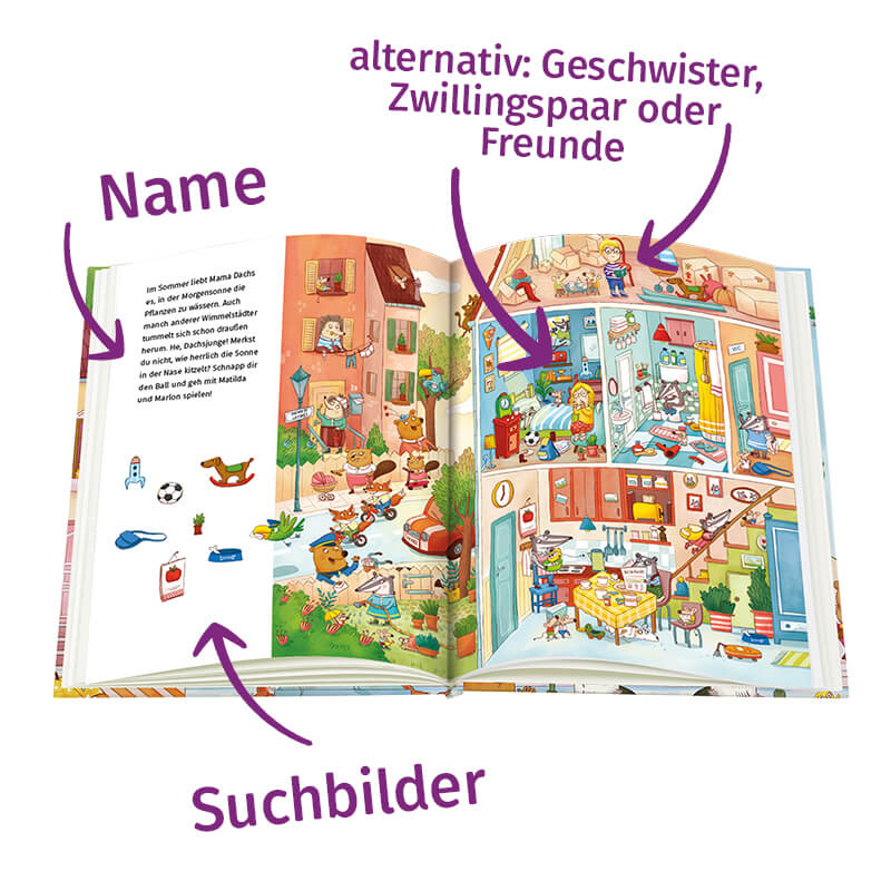 Wimmelbuch für Geschwister