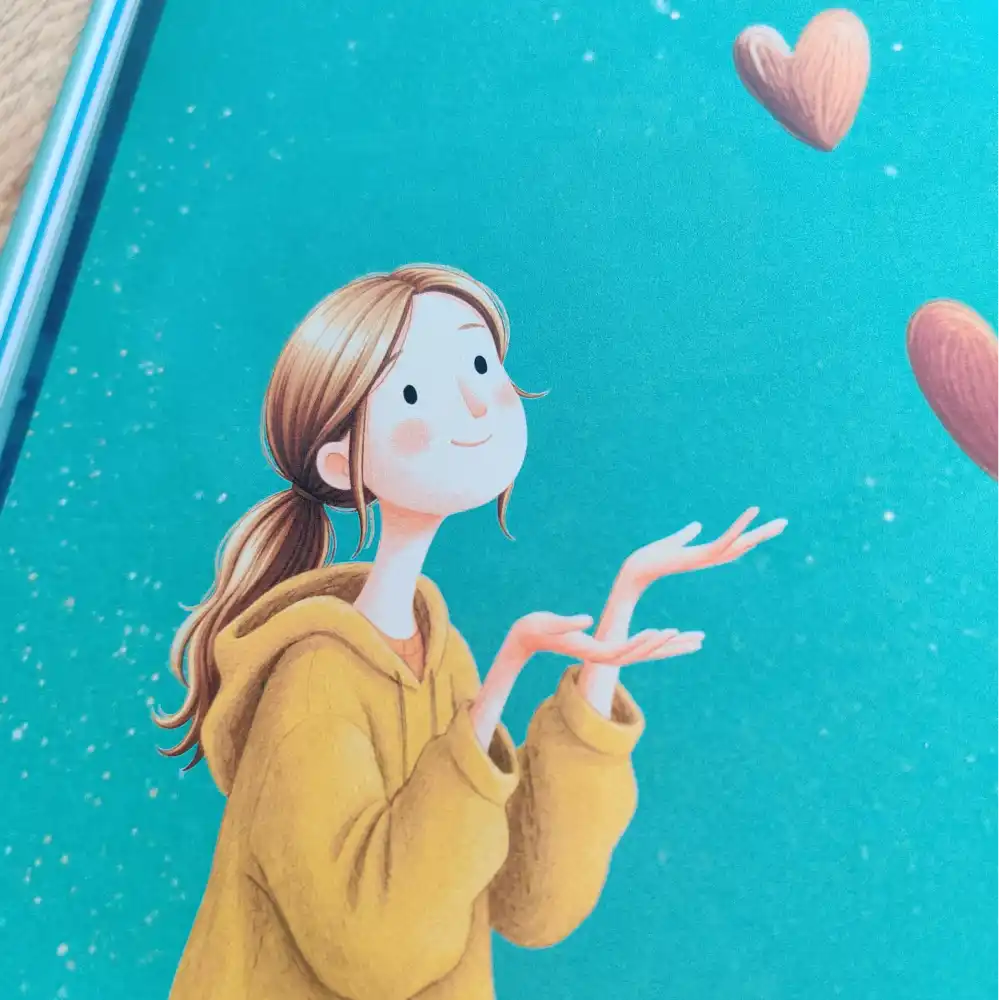 Ausschnitt aus dem Framily Mama-Buch. Mama fängt Herzen
