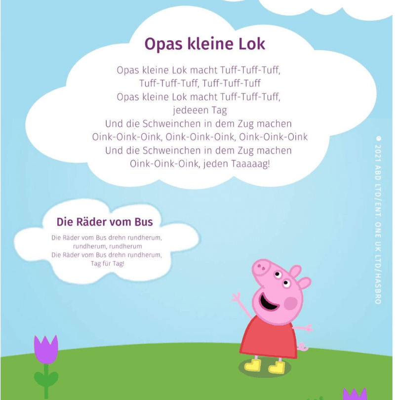 Songtext Peppa
