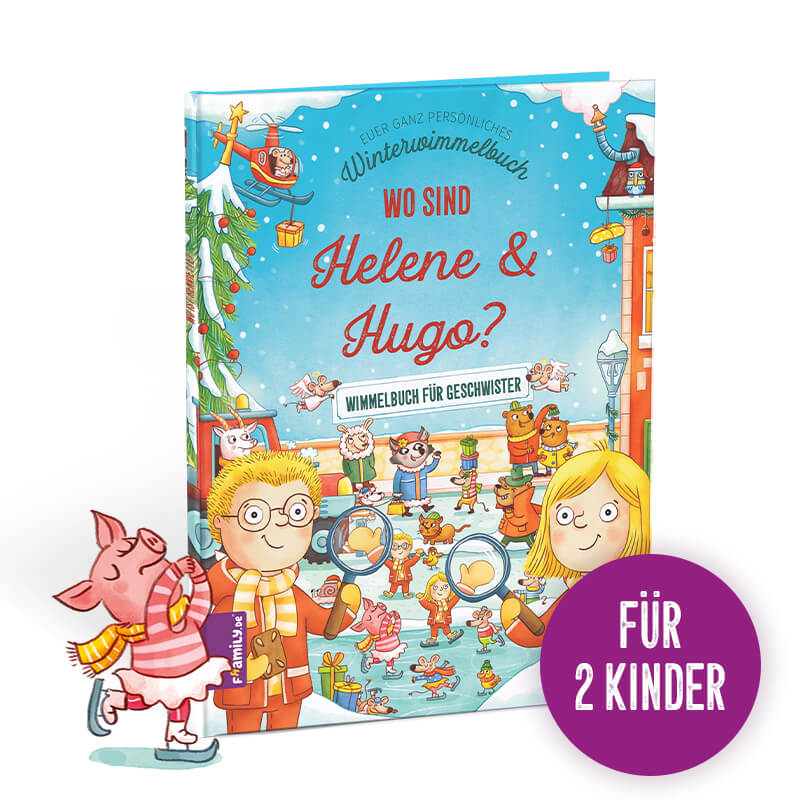 Winterwimmelbuch für Geschwister